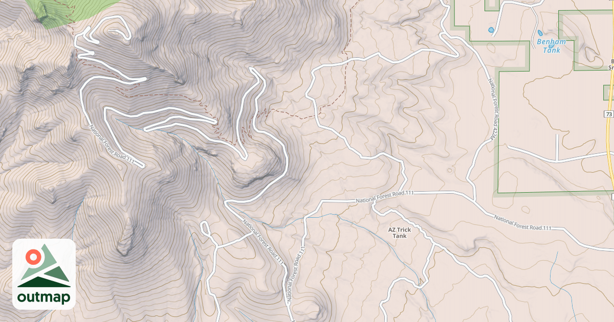 Map of BILL WLMS. MTN. RD.