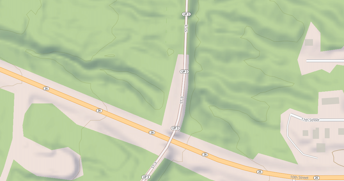Map preview of Lake Linden Route