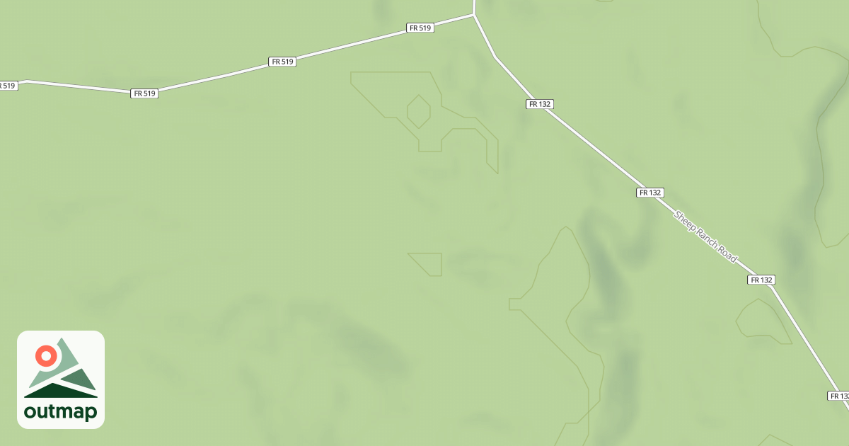Map of FR 519C