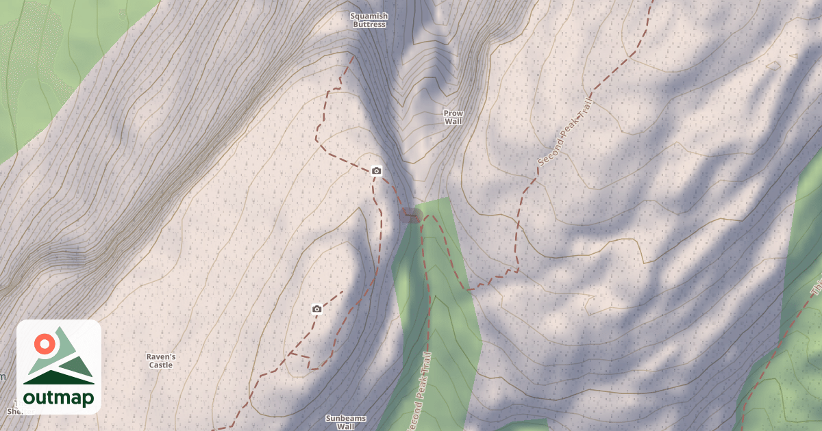 Map of Climbing Site