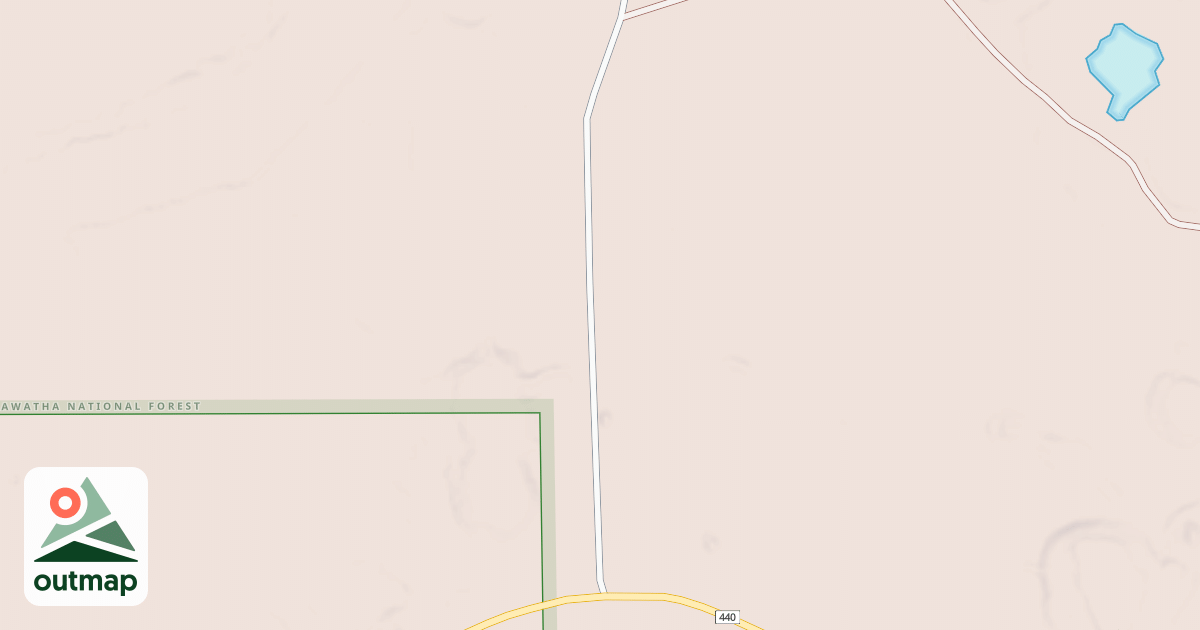 Map of BAY DE NOC