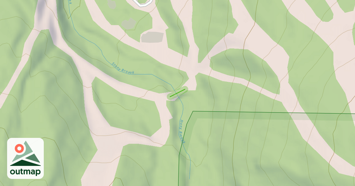 Map of Bear Notch Pass