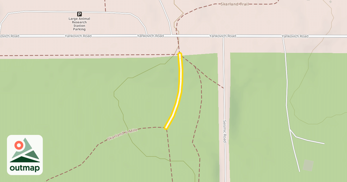 Map of Skarland Trail