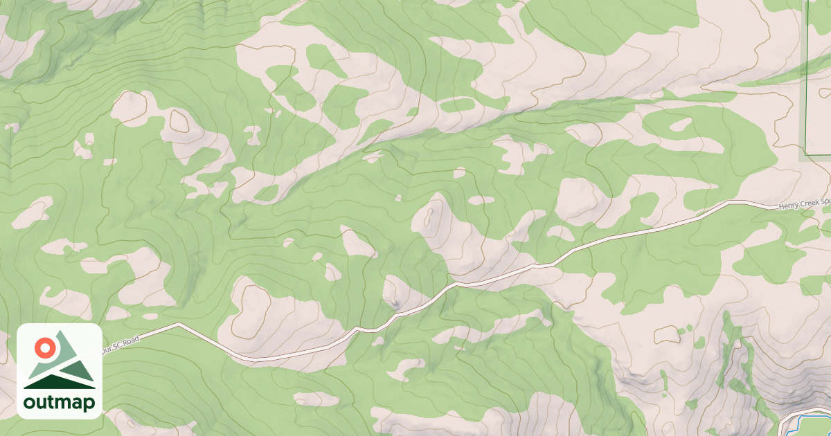 Map of HENRY CK. SPUR 3C