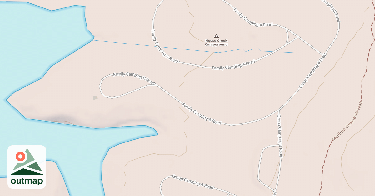 Map of FAMILY CAMPING B