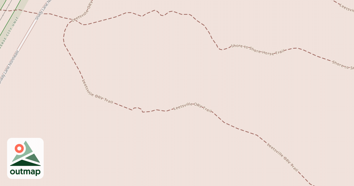 Map of Leetsville Trail