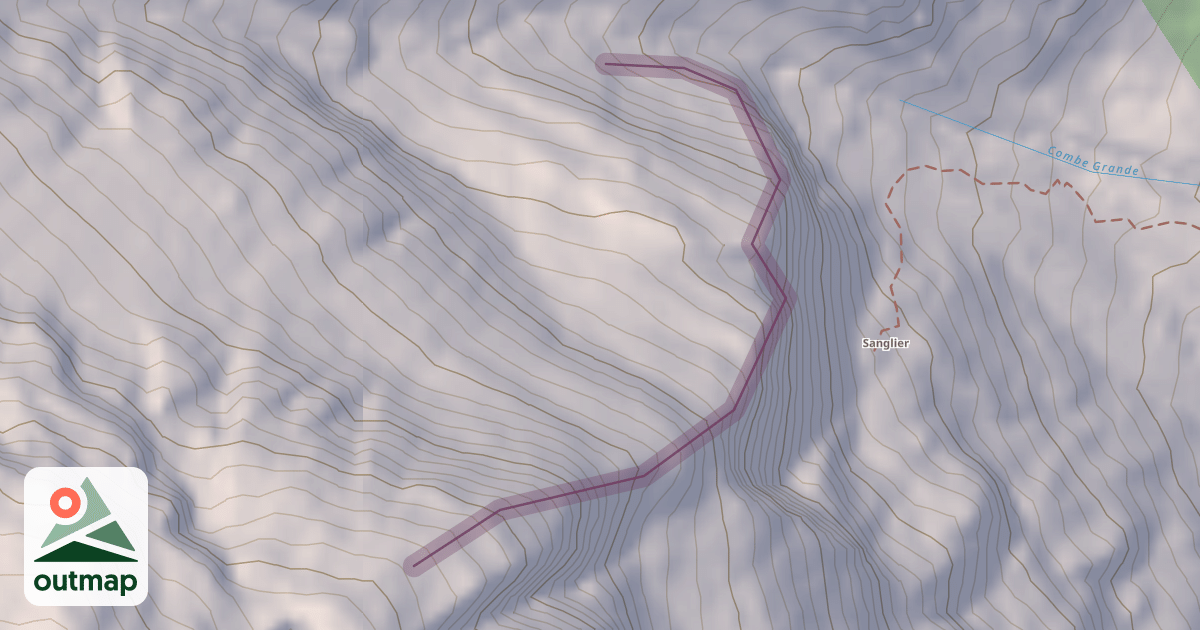 Map of Sanglier