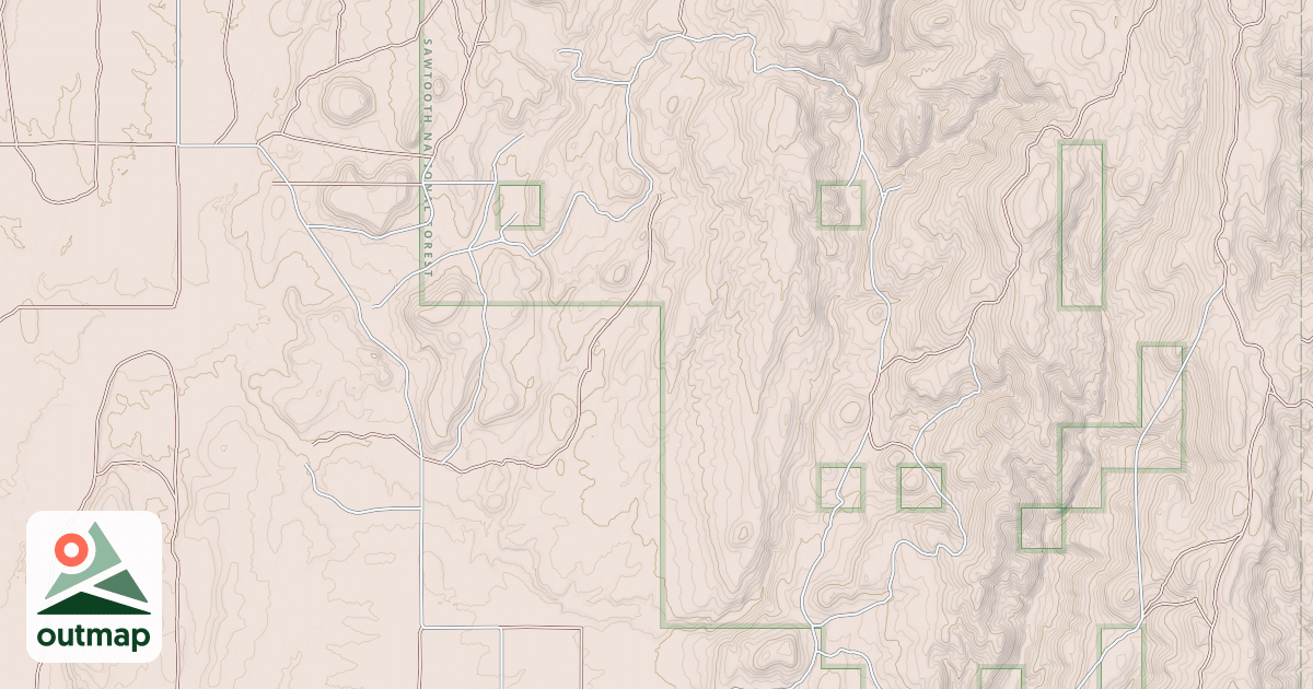 Map of SANITARY SPRING