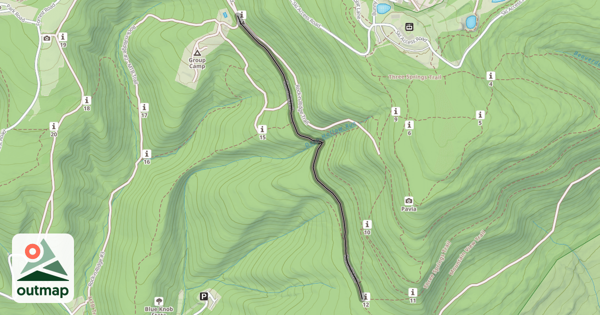 Map of Sawmill Trail