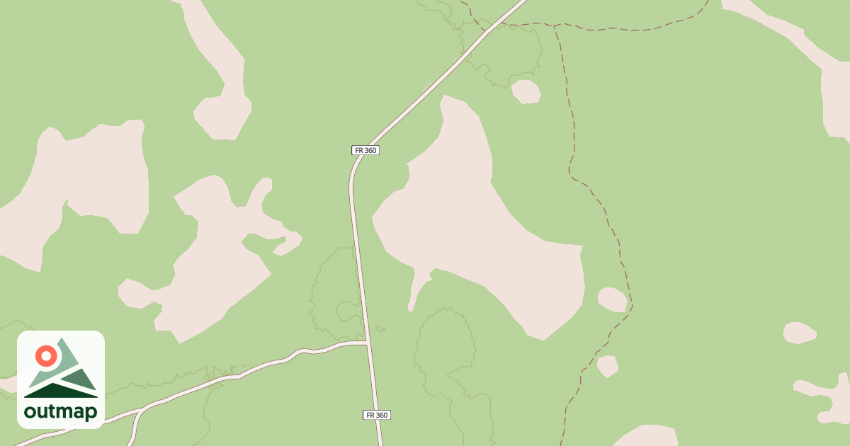 Map of BUCKHORN NORTH