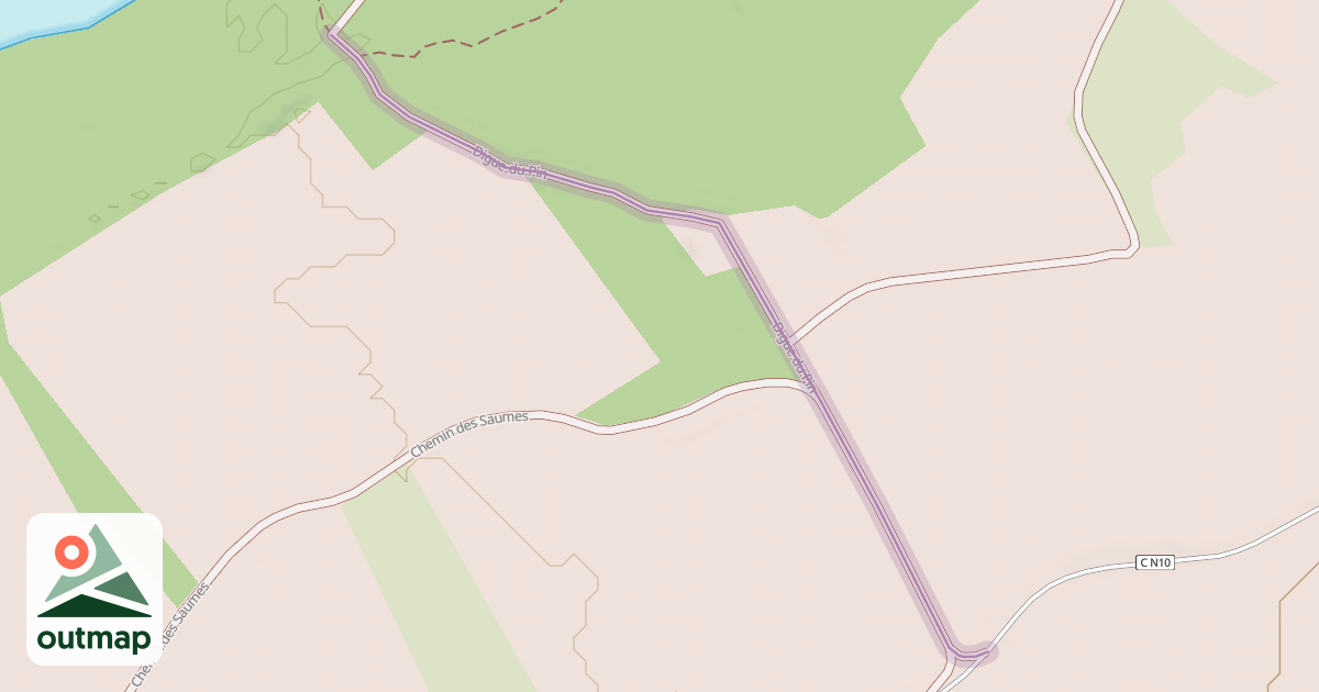 Map of Digue du Pin