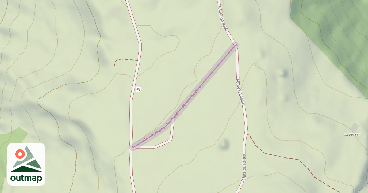 Map of Promenade Savoyarde de Découverte