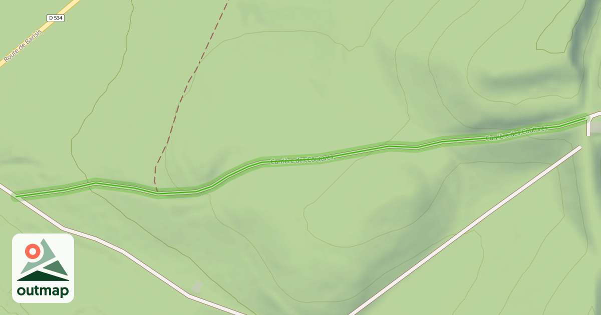 Map of Carrière des Coutures
