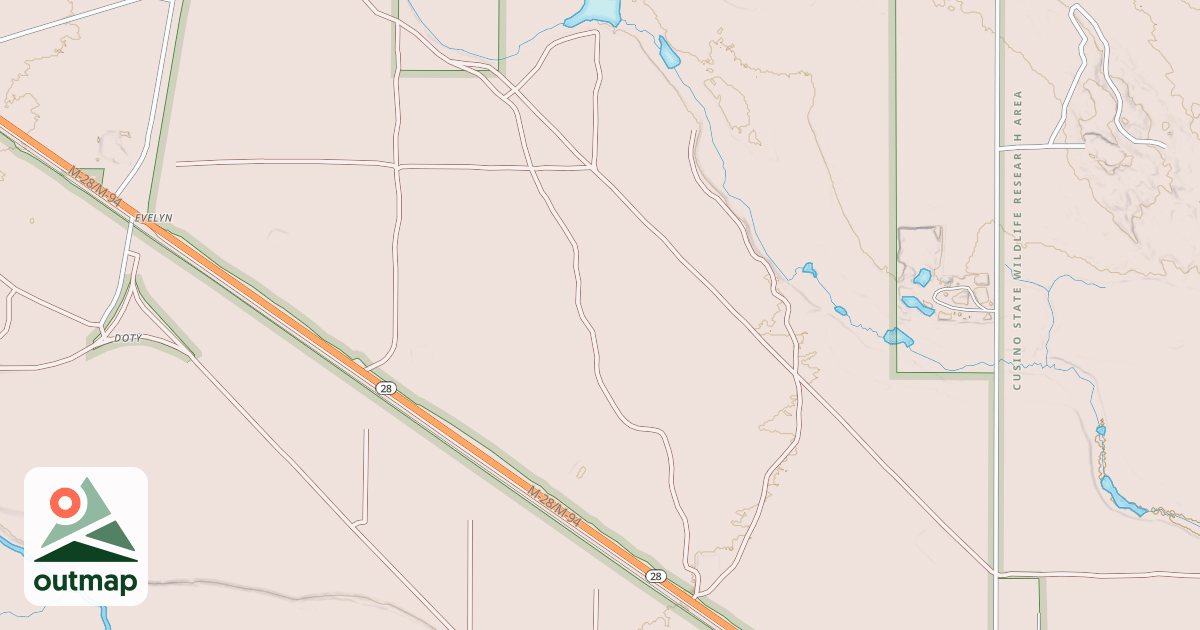 Map of HICKEY MARSH