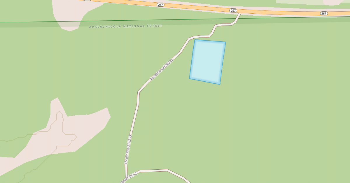 Map preview of USFS National Forest System Roads {6DDF2046-8CBD-44A5-B86E-189A53FA3441}