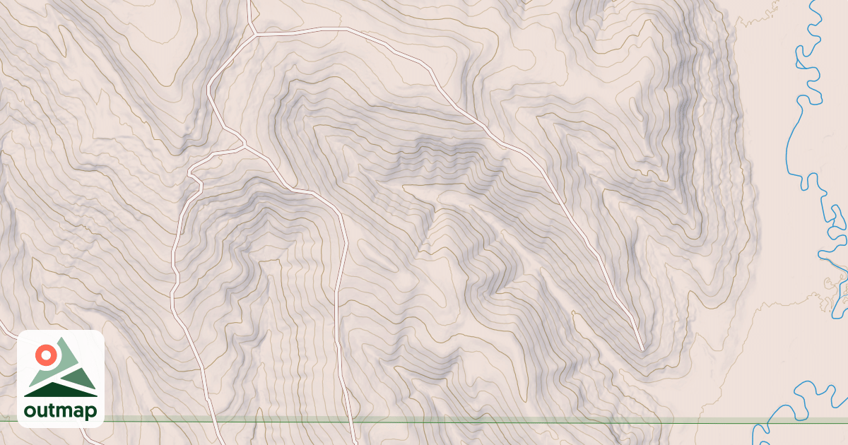Map of HAMS FORK LOOP