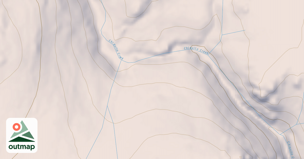 Map of CHIQUITO NORTH