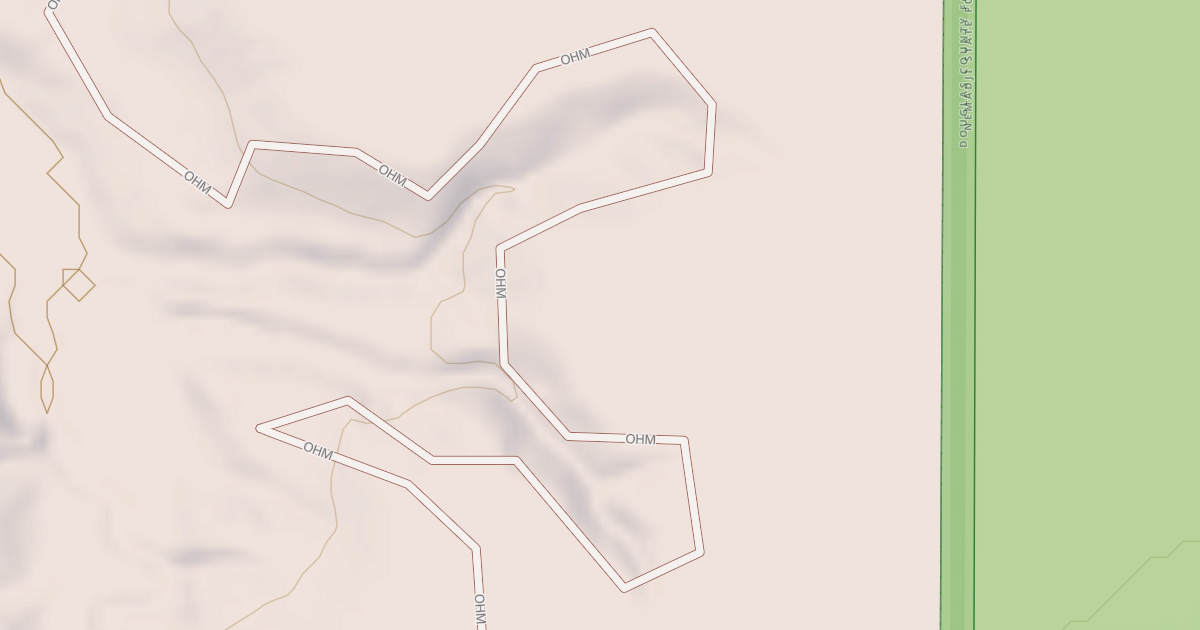 Map preview of Straight Arrows Trail