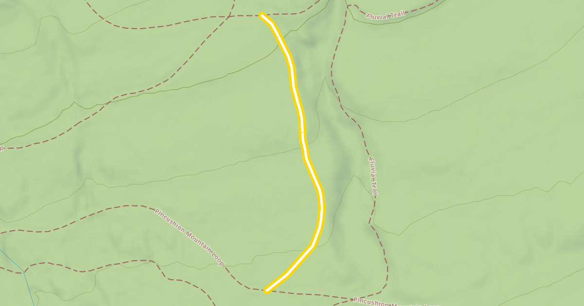 Map preview of Pincushion Mountain Loop 3K Cut Off