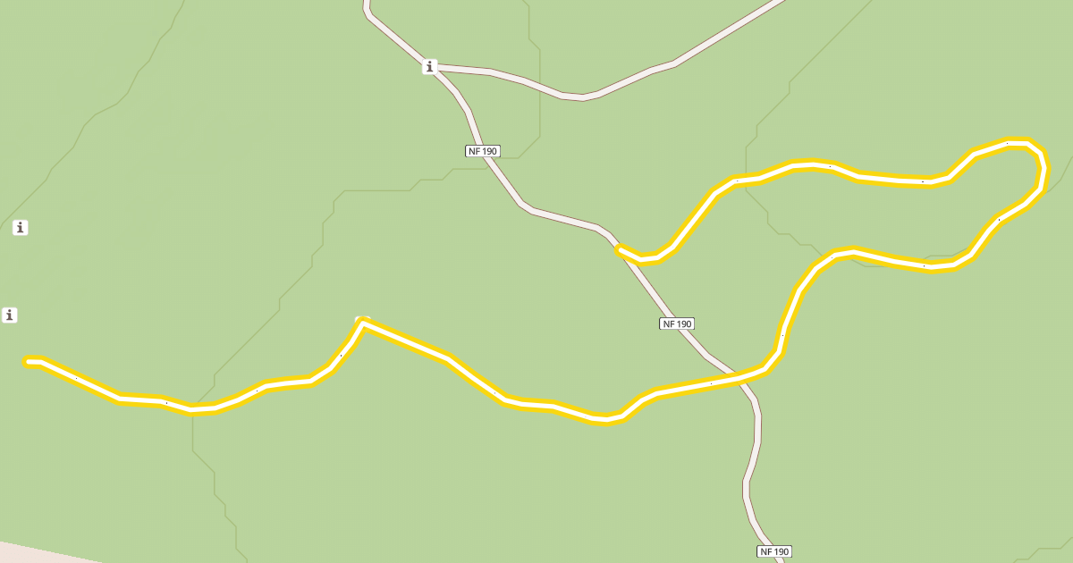 Map preview of Lodgepole Loops