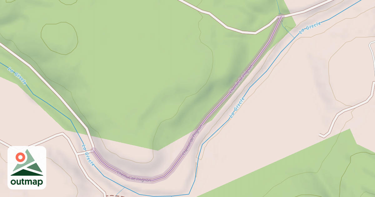 Map of Chemin de Prignon