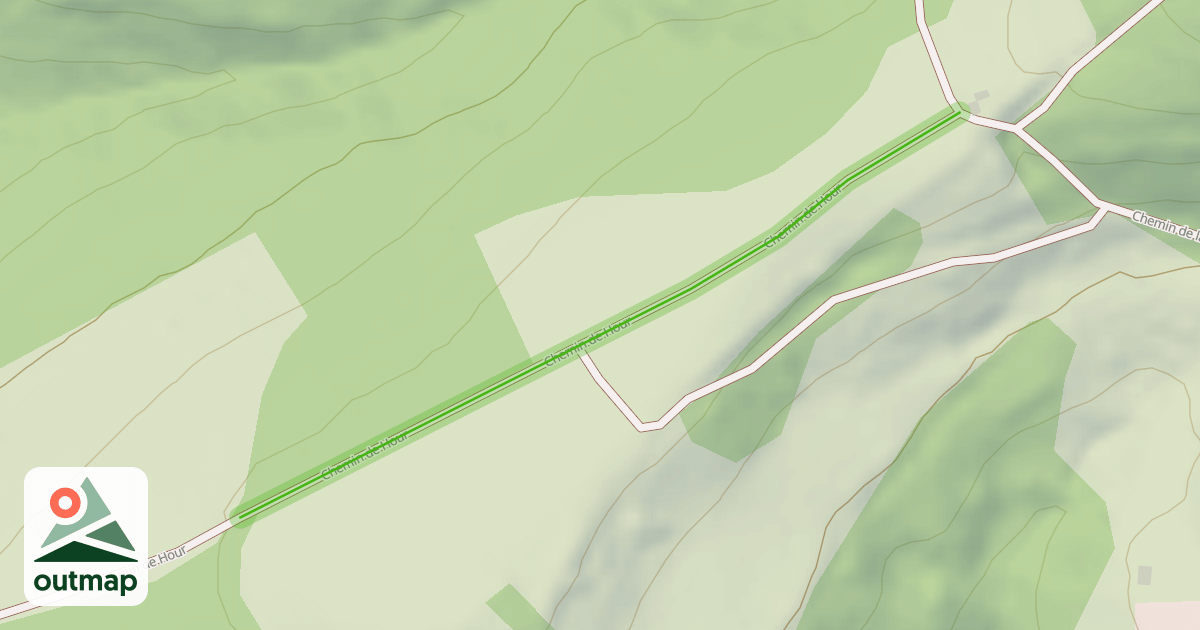 Map of Chemin de Hour