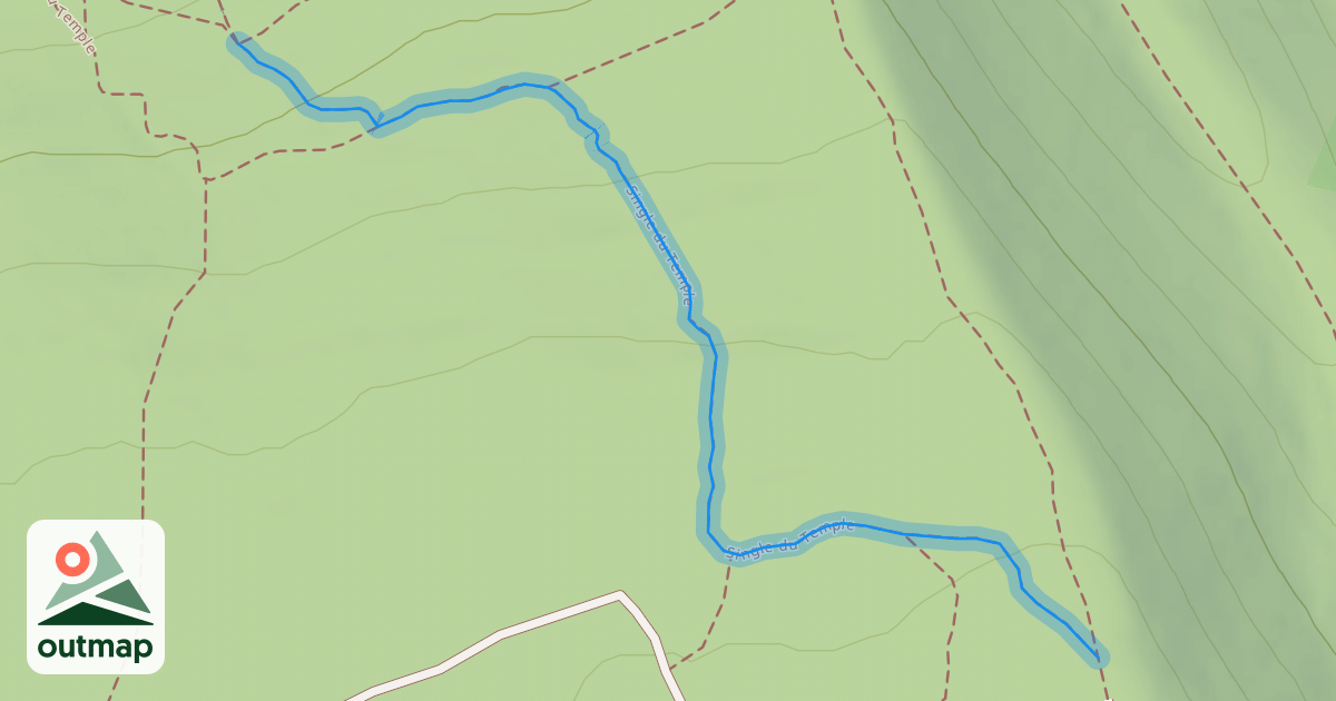 Map of Single du Temple