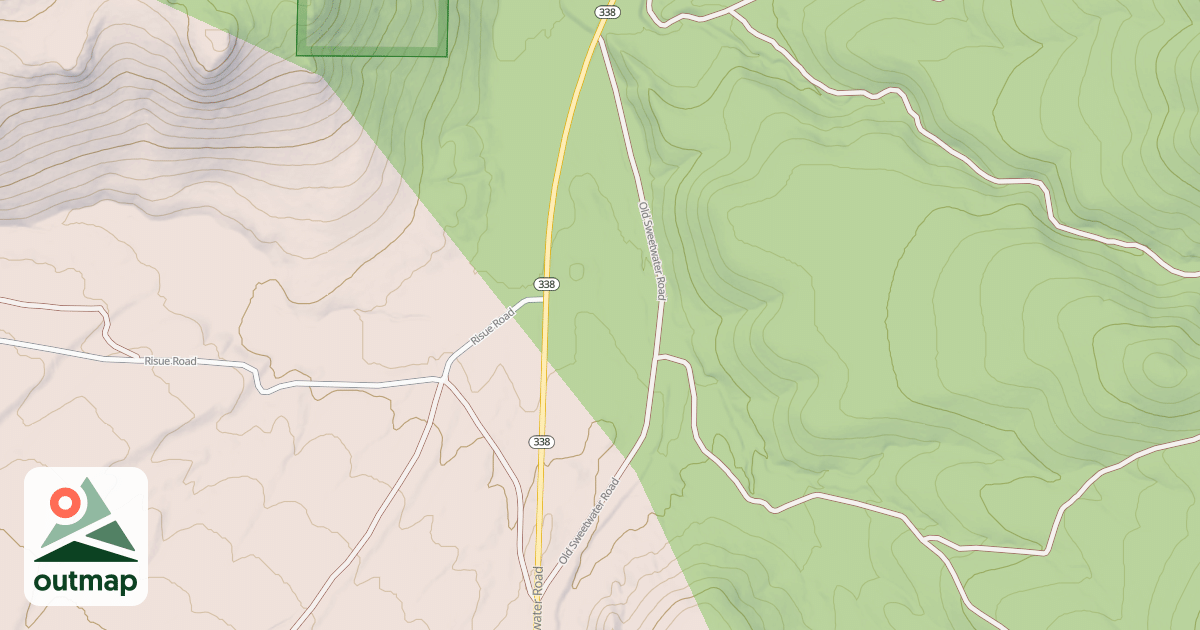 Map of ENTRY ROAD