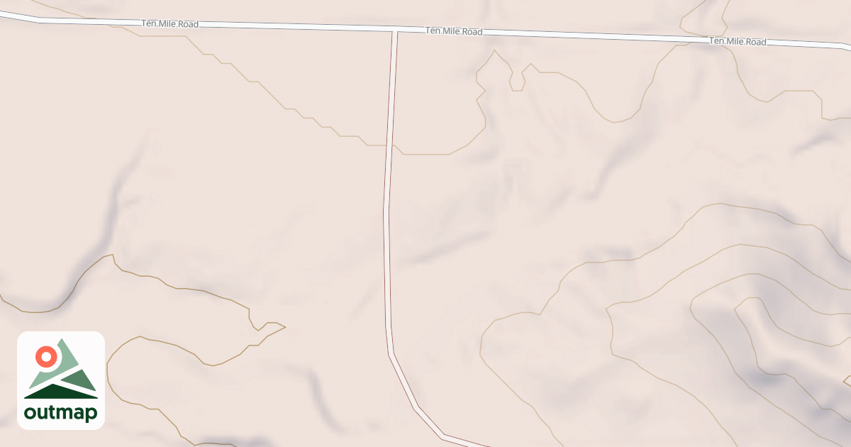 Map of TEN FIFTEEN MILE