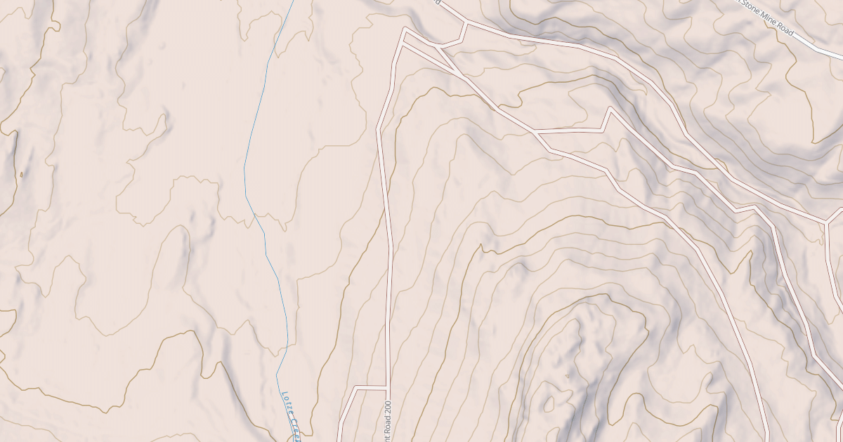 Map preview of LOTZE CREEK RD
