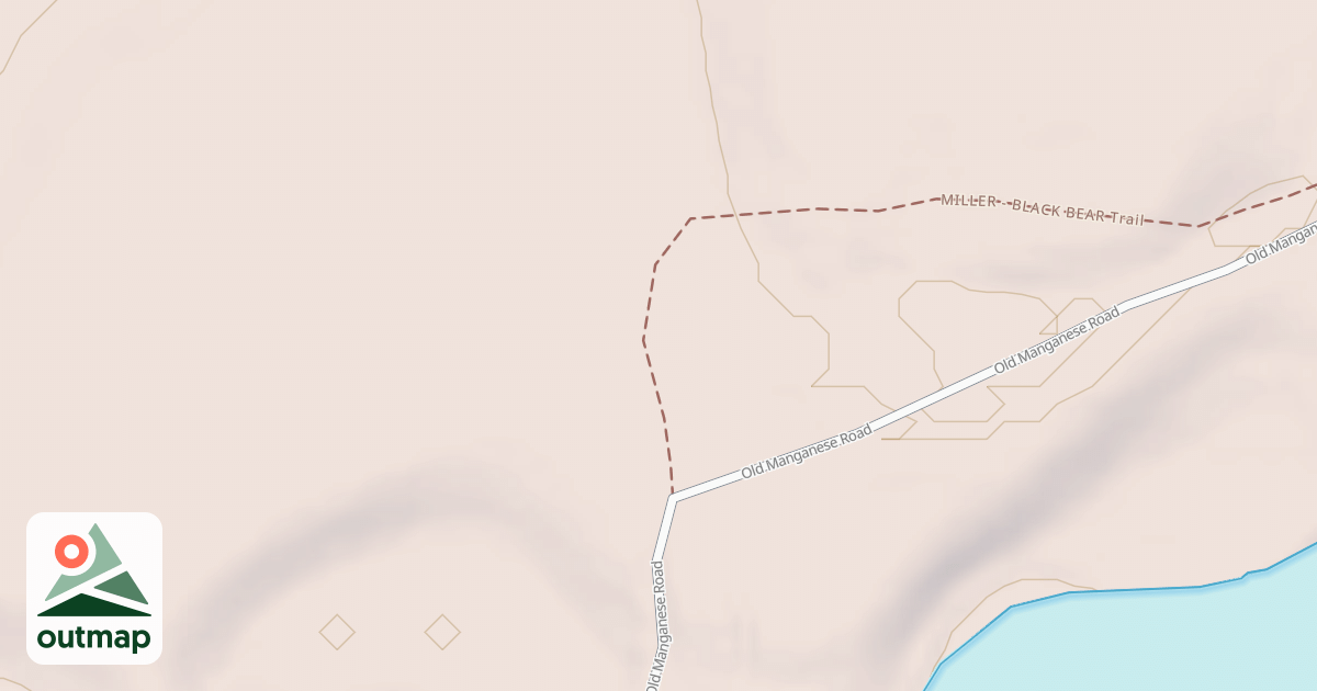 Map of Miller-Black Bear Trail
