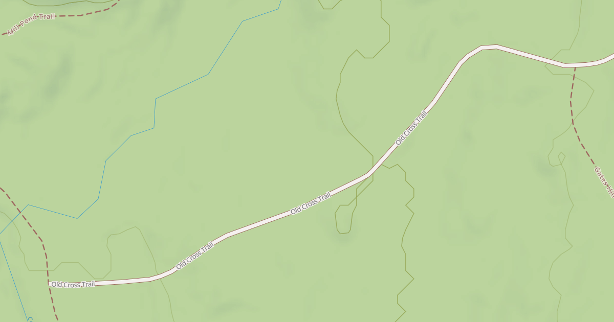 Map preview of Old Cross Road Trail