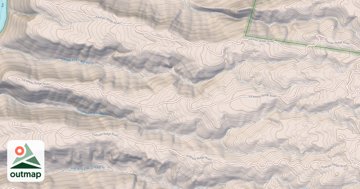 Map of Kaaweiki Road