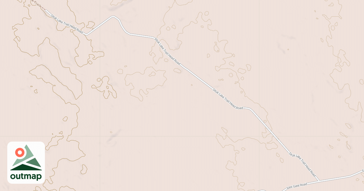 Map of SITUK LAKE TRAIL HEAD