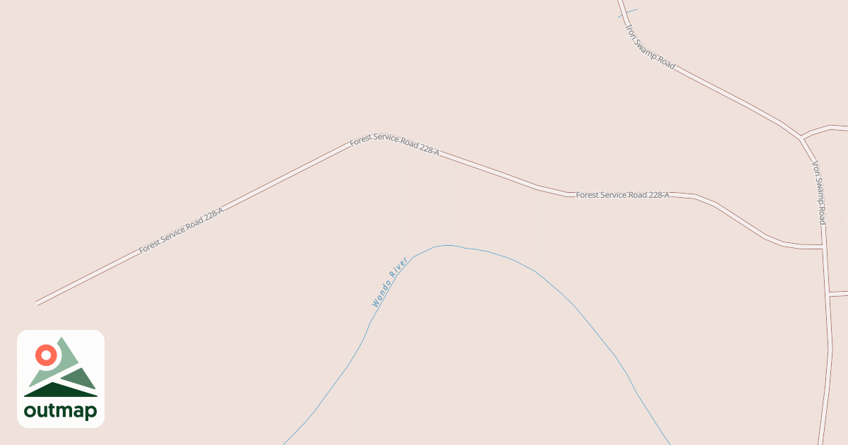 Map of I'ON SWAMP A