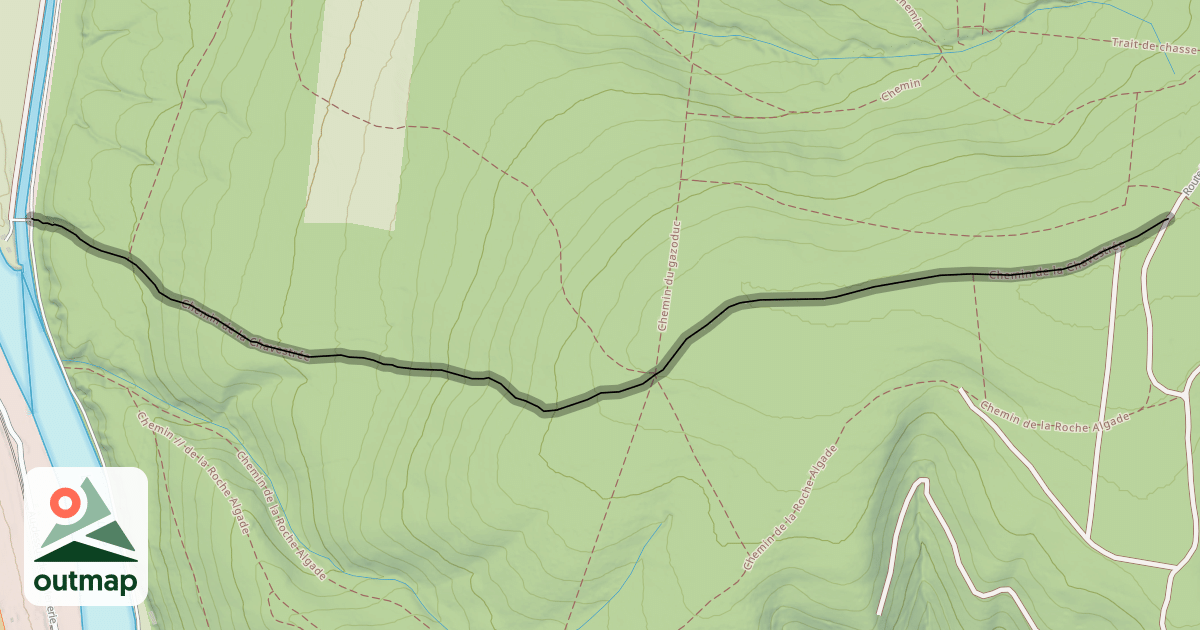 Map of Chemin de la Chavestrée