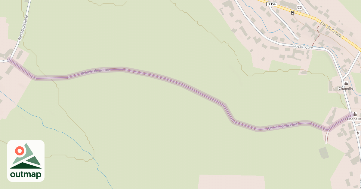 Map of Chemin de la Cure