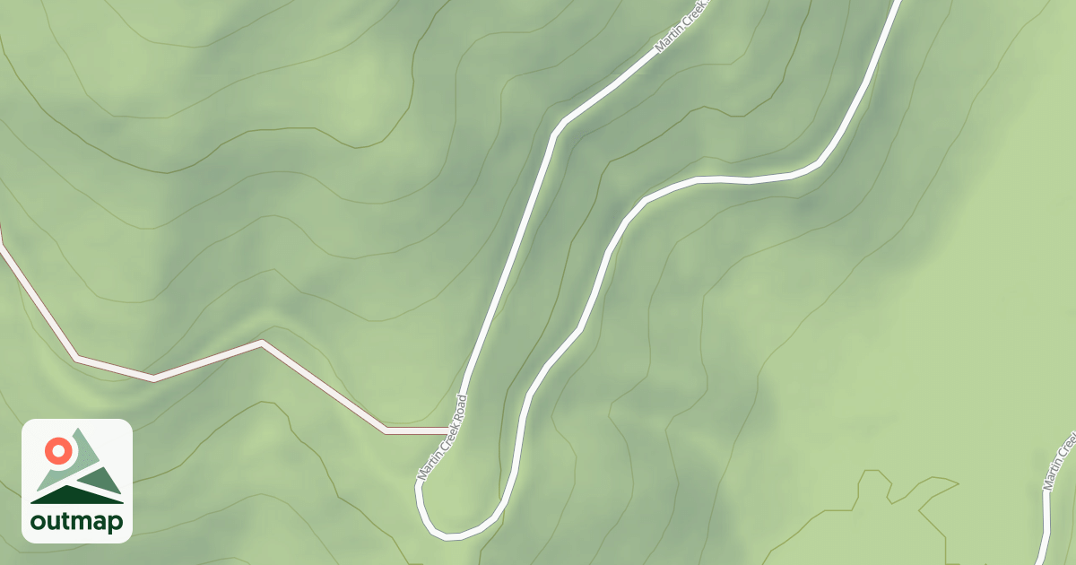 Map of (FDR) MARTIN CREEK