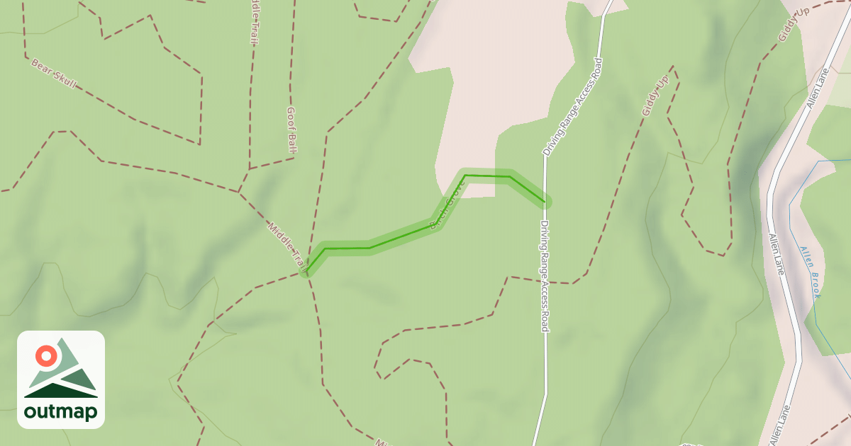 Map of Birch Grove