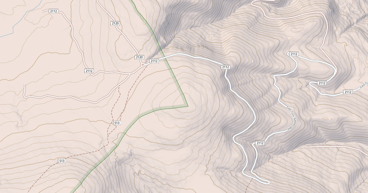 Map preview of EAST FORK RATTLESNAKE