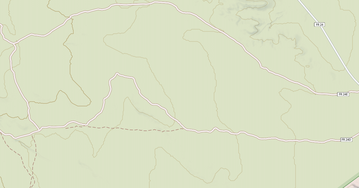 Map preview of USFS Motor Vehicle Use Map Roads {DC596C5A-E918-4150-B99D-57873B79ED45}
