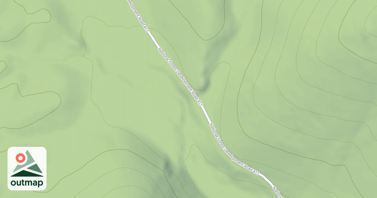 Map of NORTH BADGER GULCH LOOP