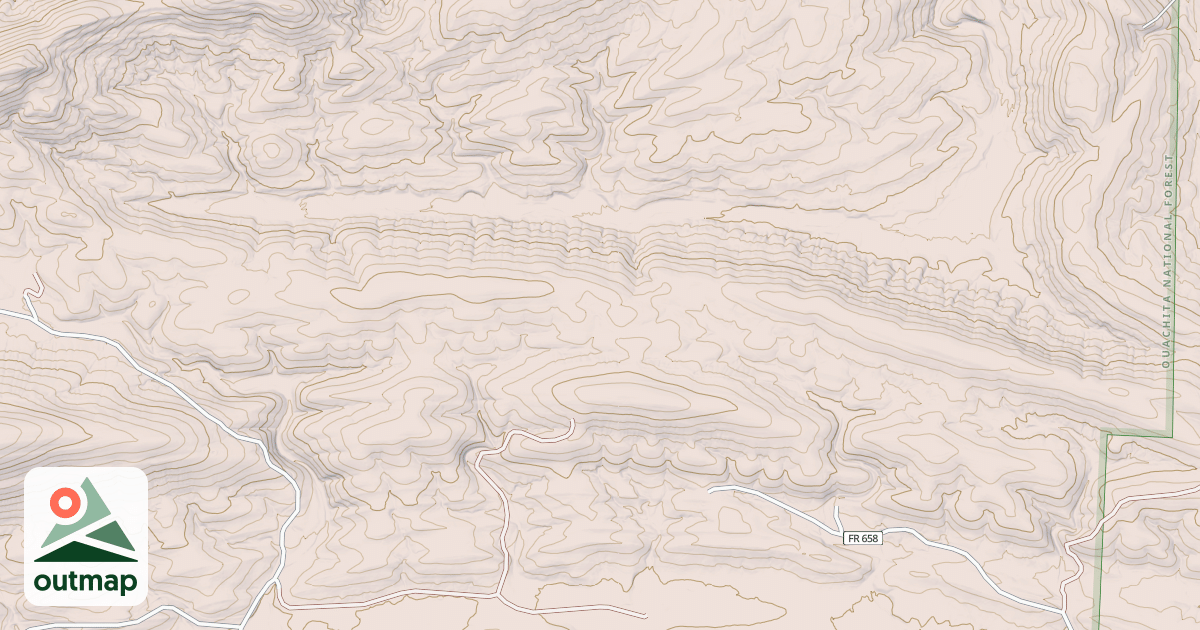Map of USFS National Forest System Roads {B313D61E-9985-46DF-B6D8-8135C2CA93E2}