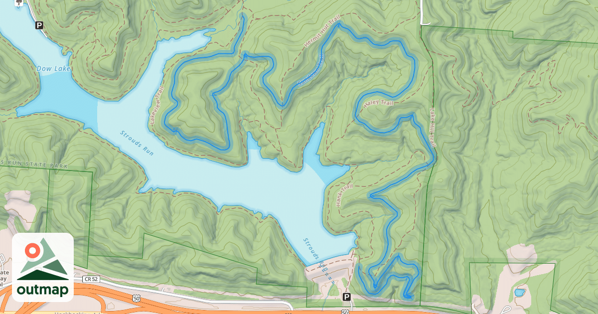 Map of Sundown Trail