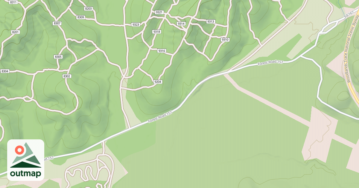 Map of TURKEY CREEK ROAD