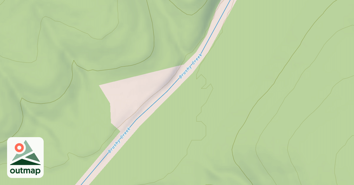 Map of BRUSHY RIDGE SPUR C