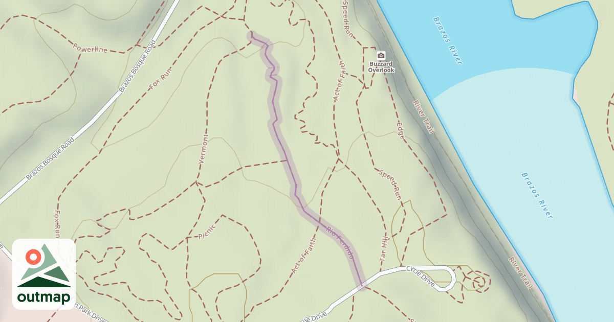 Map of Rio Perdido