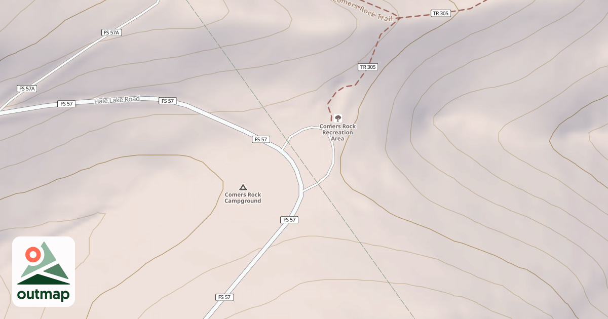 Map of IRON MOUNTAIN CAMPGROUND