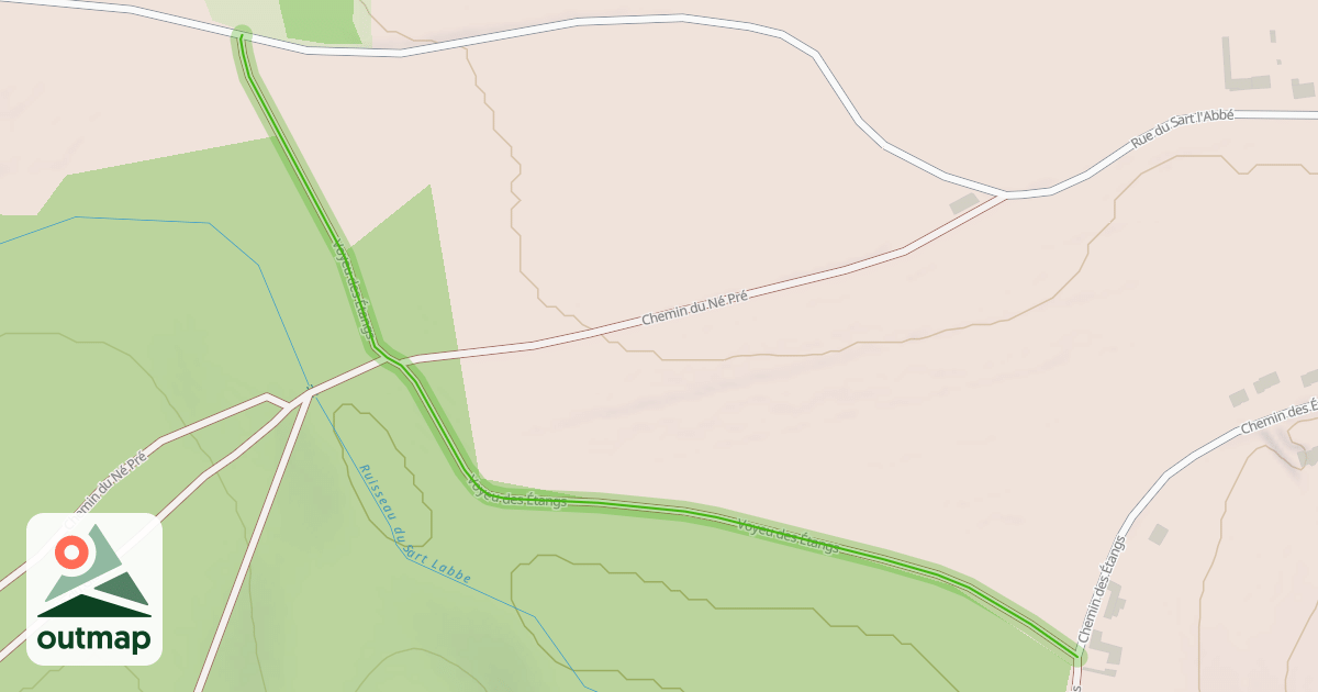 Map of Voyeu des Étangs