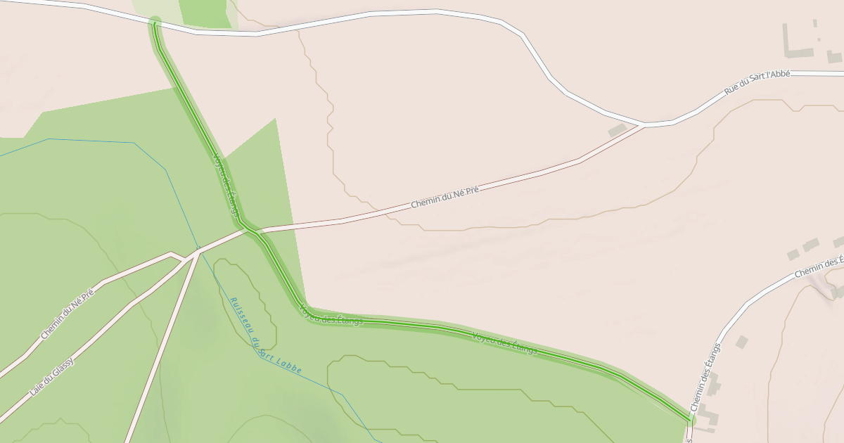 Map preview of Voyeu des Étangs